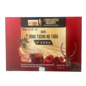 Sâm Đông Trùng Hạ Thảo Vicha 24 gói - Giúp bồi bổ sức khỏe, tăng cường sinh lực