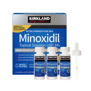 Minoxidil 5% Kirkland 6 lọ – Dung dịch mọc tóc, mọc râu