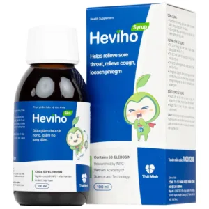 Siro Heviho Thái Minh 100ml - Giảm đau rát họng, giảm ho, long đờm