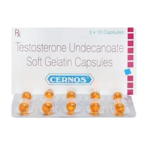 Testosterone 40mg Cernos  – Hocmon nội tiết (30 viên)