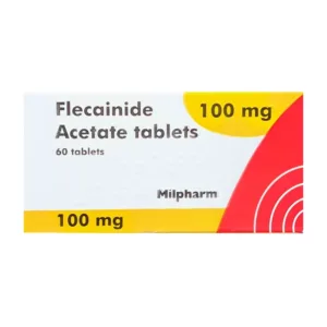 Flecainide 100mg Milpharm -  Phòng và điều trị các loạn nhịp thất nhanh (60 viên)