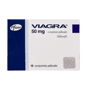 Viagra 50mg Pfizer - Điều trị rối loạn cương dương (12 viên)