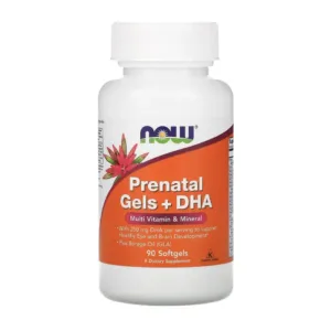 Prenatal Gels+DHA Now - Viên uống bổ bầu (90 viên)