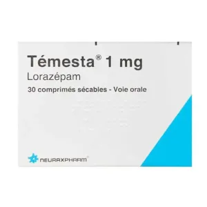 Temesta 1mg  – Điều trị các chứng lo âu, mất ngủ (30 viên)