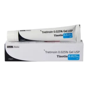 Kem trị mụn Tinotin 0.025% Gel USP 20g