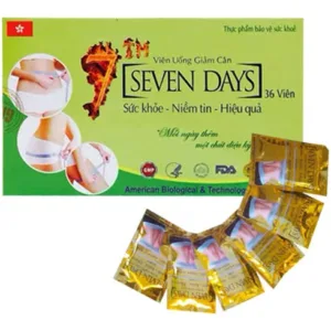 Viên uống giảm cân Seven Days 36 viên