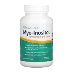 Myo-Inositol For Women And Men Fairhaven Health – Hỗ trợ khả năng thụ thai (120 viên)