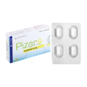Pizar 6mg DaviPharm  – Điều trị giun chỉ Onchocerca (4 viên)