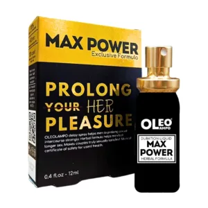 Max Power Oleo Lampo - Chai xịt kéo dài thời gian (12ml)