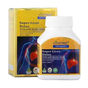 Super Liver Detox Vitatree 100 viên - Viên giải độc gan