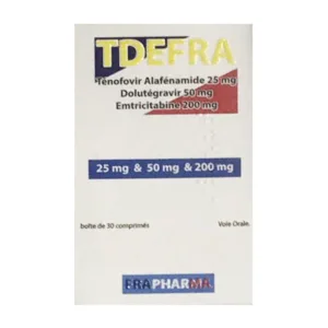 Tdefra 25mg/50mg/200mg  – Điều trị nhiễm HIV (30 viên)
