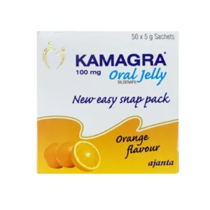 Kamagra 100mg Oral Jelly (50 gói hương cam) - Điều trị rối loạn cương dương