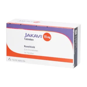 Jakavi 15mg Novartis  – Điều trị bệnh nhân bị xơ tủy xương (56 viên)