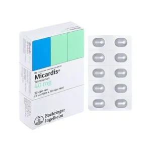 Micardis 40mg Boehringer - Điều trị tăng huyết áp vô căn (30 viên)