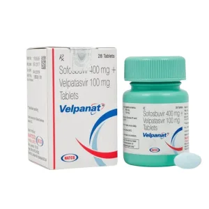 Velpanat 400mg/100mg Natco  – Điều trị viêm gan C (28 viên)