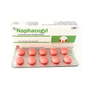Naphacogyl Nam Hà - Điều trị nhiễm trùng răng miệng (2 vỉ x 10 viên)