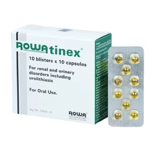 Rowatinex Rowa - Điều trị bệnh sỏi niệu, sỏi thận (10 vỉ x 10 viên)